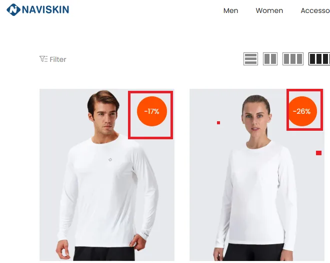 Naviskin 26% off deal
